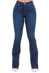Judy Boot Cut Jean in Dark Blue Denim - p3 Boutique