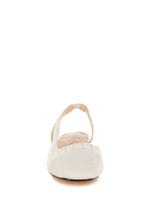 Karita Tweed Slingback Sandals - p3 Boutique