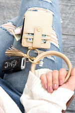 Key Ring Wallet Bracelet ID Zip Up - p3 Boutique