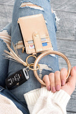 Key Ring Wallet Bracelet ID Zip Up - p3 Boutique
