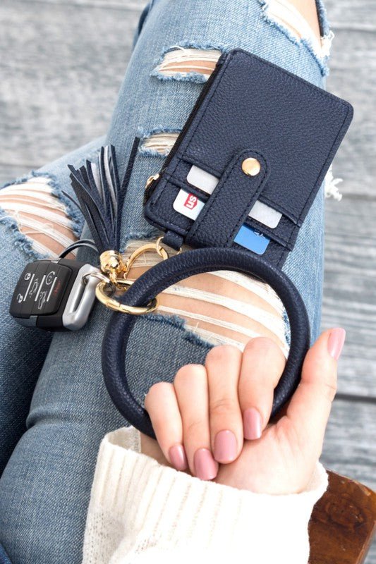 Key Ring Wallet Bracelet ID Zip Up - p3 Boutique