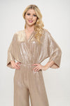 Kimono Sleeve Wide Leg Jumpsuit - p3 Boutique
