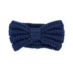KNITTED BOW WINTER HEAD BAND - p3 Boutique
