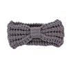 KNITTED BOW WINTER HEAD BAND - p3 Boutique