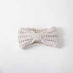 KNITTED BOW WINTER HEAD BAND - p3 Boutique