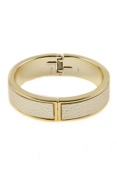 LEATHER BANGLE BRACELET - p3 Boutique