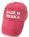 Made in Merica VintageWashed Baseball Cap - p3 Boutique