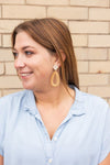 Malia Earrings - Dark Rattan - p3 Boutique