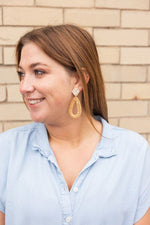 Malia Earrings - Dark Rattan - p3 Boutique