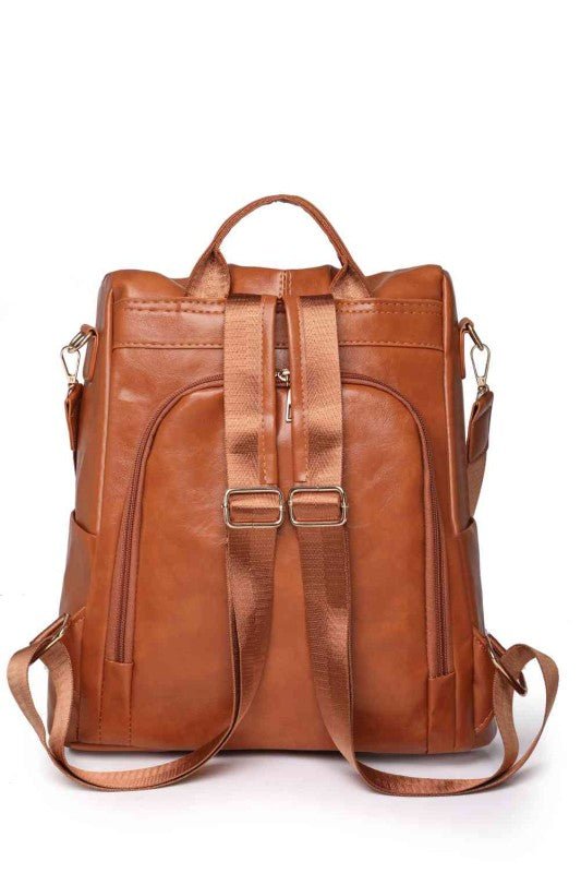 Marcy Zipper Pocket Backpack - p3 Boutique
