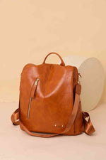 Marcy Zipper Pocket Backpack - p3 Boutique