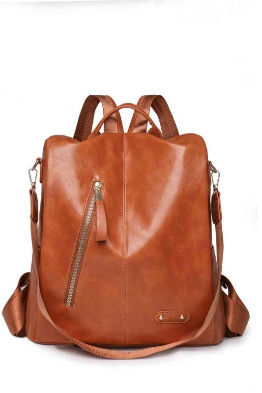 Marcy Zipper Pocket Backpack - p3 Boutique