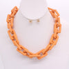 MATTE CHAIN NECKLACE SET - p3 Boutique