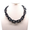 MATTE CHAIN NECKLACE SET - p3 Boutique