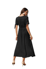 Maxi Dress with buttons on the front - p3 Boutique
