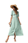 Maxi Dress with buttons on the front - p3 Boutique