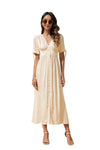 Maxi Dress with buttons on the front - p3 Boutique