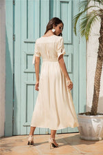 Maxi Dress with buttons on the front - p3 Boutique