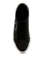 Merida Glitter Patch Chunky Sneakers - p3 Boutique