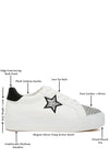 Merida Glitter Patch Chunky Sneakers - p3 Boutique