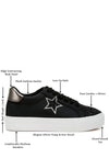 Merida Glitter Patch Chunky Sneakers - p3 Boutique