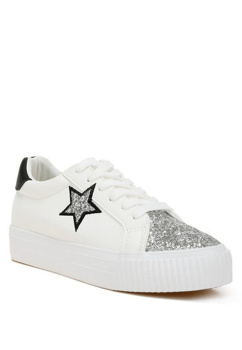 Merida Glitter Patch Chunky Sneakers - p3 Boutique