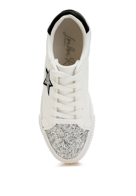 Merida Glitter Patch Chunky Sneakers - p3 Boutique
