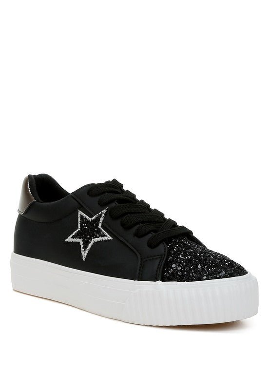 Merida Glitter Patch Chunky Sneakers - p3 Boutique