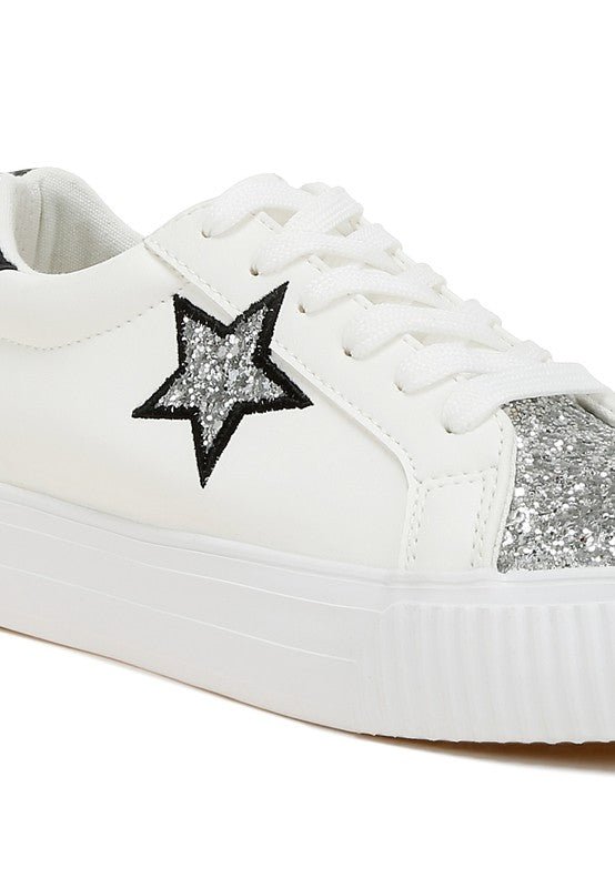 Merida Glitter Patch Chunky Sneakers - p3 Boutique