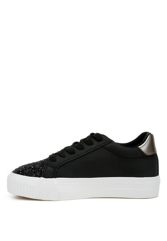 Merida Glitter Patch Chunky Sneakers - p3 Boutique