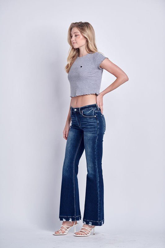 MID RISE STRETCH SUPER FLARE - p3 Boutique