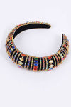Mix Stone Statement Puffy Headband - p3 Boutique