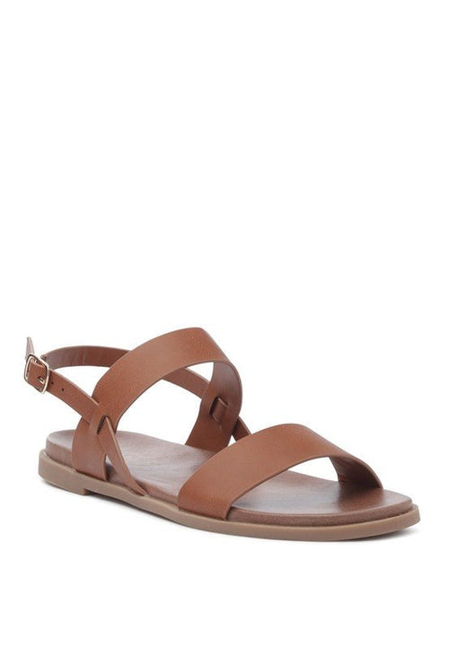Miya Strappy Slingback Flat Sandal - p3 Boutique