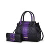 MKF Bently Croc - Embossed Tote & Wallet Set - p3 Boutique