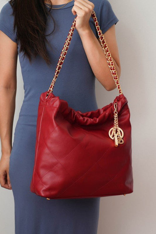 MKF Celestine Quilted Shoulder Bag by Mia K - p3 Boutique