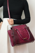 MKF Collection Viridiana Croc - Embossed Tote Bag - p3 Boutique