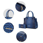 MKF Collection Viridiana Croc - Embossed Tote Bag - p3 Boutique