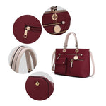 MKF Julia Women Satchel Bag by Mia K - p3 Boutique