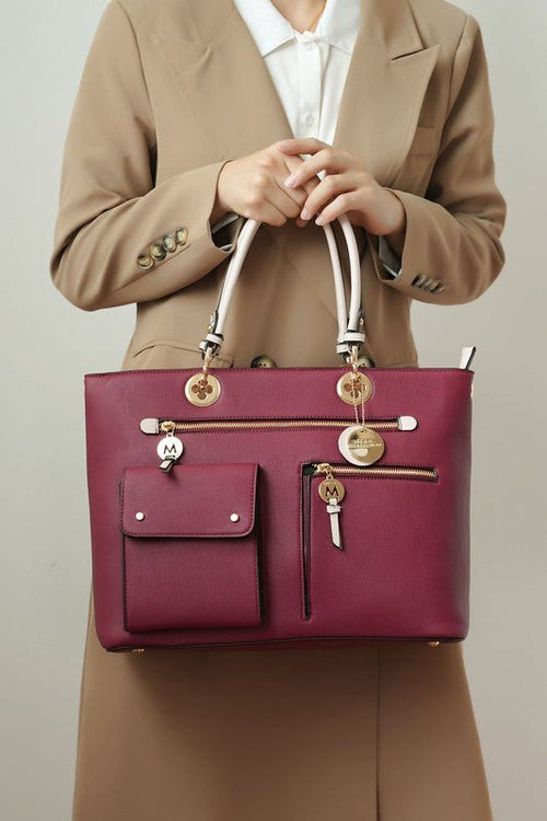 MKF Julia Women Satchel Bag by Mia K - p3 Boutique