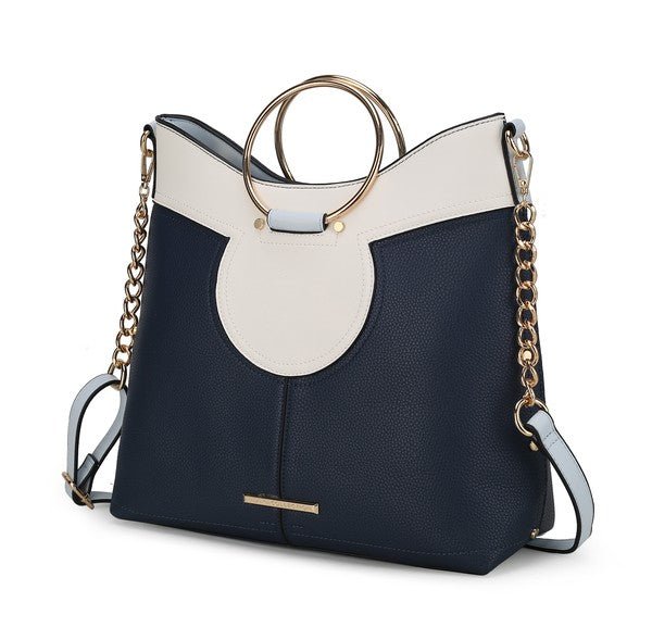 MKF Kylie Top Handle Satchel by Mia K - p3 Boutique