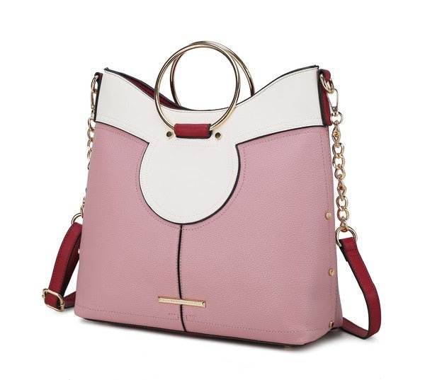 MKF Kylie Top Handle Satchel by Mia K - p3 Boutique