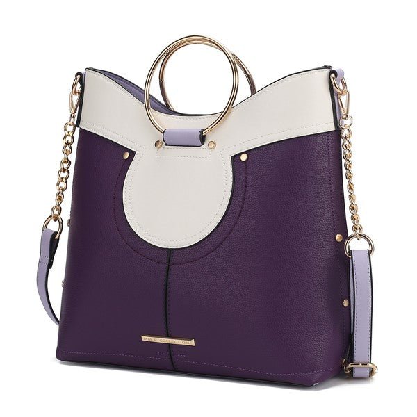 MKF Kylie Top Handle Satchel by Mia K - p3 Boutique