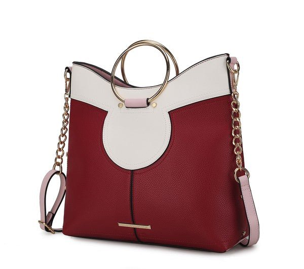 MKF Kylie Top Handle Satchel by Mia K - p3 Boutique