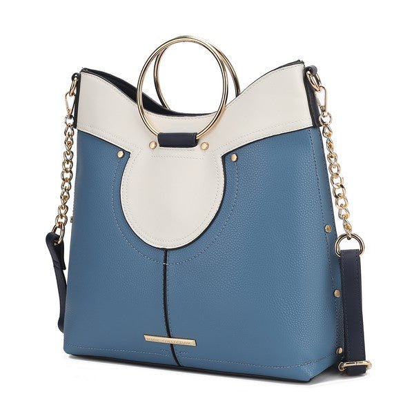 MKF Kylie Top Handle Satchel by Mia K - p3 Boutique