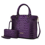 MKF Liora Croc Embossed Tote and Set by Mia K - p3 Boutique