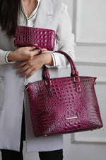 MKF Liora Croc Embossed Tote and Set by Mia K - p3 Boutique