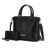 MKF Liora Croc Embossed Tote and Set by Mia K - p3 Boutique