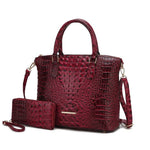 MKF Liora Croc Embossed Tote and Set by Mia K - p3 Boutique