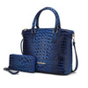 MKF Liora Croc Embossed Tote and Set by Mia K - p3 Boutique