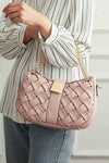 MKF Solari Braided Chain Shoulder Bag by Mia K - p3 Boutique